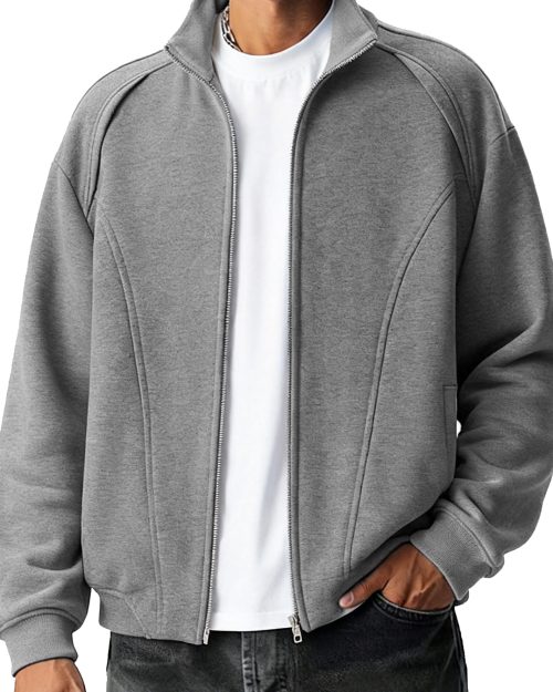 Men's Fashionable Casual Sporty Long Sleeve Jacket