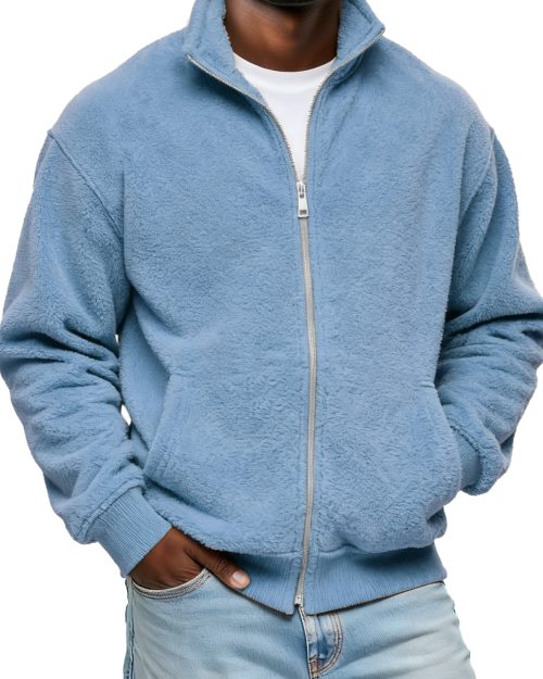 Winter Comfortable And Soft Double-sided Velvet Stand Collar Zipper Jacket